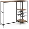 Promotions Baro stalas, 121x41x105 cm, Ruda Juoda