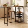Promotions Baro stalas, 121x41x105 cm, Ruda Juoda