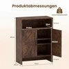 Promotions Batai laikymo spintelė su atvira lentyna 70x35x95 cm balta/natūrali ruda