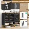 Promotions Batų spintelė, 70x35x93 cm, juoda, reguliuojamos lentynos, mediena ir metalas