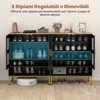 Promotions Batų spintelė, 70x35x93 cm, juoda, reguliuojamos lentynos, mediena ir metalas