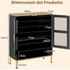 Promotions Batų spintelė, 80x37x106 cm, juoda, reguliuojamos lentynos