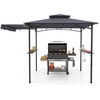 Promotions BBQ pavėsinė, 318x153 cm, tamsiai pilka