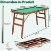 Promotions Biliardo stalas, 138x67x80 cm, daugiak spalvių