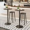 Promotions Bistro stalas, 60x60x101.5 cm, juodas, metalas