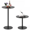 Promotions Bistro stalas, 60x60x101.5 cm, juodas, metalas
