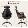 Promotions Biuro kėdė 69.9x66x114.3-124.5 cm Juoda Reguliuojamo aukščio