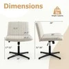 Promotions Biuro kėdė, 71,1x66x78,7-91,4 cm, smėlio spalvos