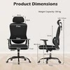 Promotions Biuro kėdė 71x72x125 cm juoda, ergonomiška