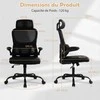 Promotions Biuro kėdė, 72x72x116-126 cm, juoda, ergonomiška