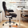 Promotions Biuro kėdė 74x71x110-120 cm Juoda Dirbtinė oda