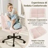Promotions Biuro kėdė, kryžminė pasukama, 49-57 cm aukščio reguliavimas, rožinė
