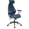 Promotions Biuro kėdė, ergonomiška kompiuterio stalo kėdė, 69.9x63.5x116.8-124.5 cm, mėlyna