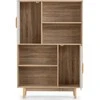 Promotions Bufetas, 80x24x119,5 cm, Baltas