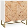 Promotions Bufetinis šoninis kabinetas, 80x40x80 cm, baltas