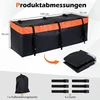 Promotions Cargo dėžė 129x42x45 cm Oranžinė Juoda PVC Sulankstoma Atspari vandeniui Saugykla