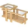 Promotions Dėliojami kavos stalai 2 vnt. 90,2x40,6x40,6 cm ir 48,3x45,7x50,8 cm natūralūs