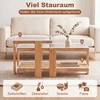 Promotions Dėliojami kavos stalai 2 vnt. 90,2x40,6x40,6 cm ir 48,3x45,7x50,8 cm natūralūs