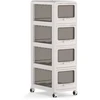 Promotions Dėžutės laikymo organizatorius, 4 lygiai, 41,9x28x71,1 cm, baltas