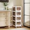 Promotions Dėžutės laikymo organizatorius, 4 lygiai, 41,9x28x71,1 cm, baltas