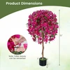 Promotions Dirbtinė azalijos medelis 129,5 cm žalias rožinis juodas audinys