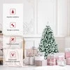 Promotions Dirbtinė Kalėdų eglutė, 135 cm, balti LED žiburiai