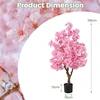 Promotions Dirbtinis vyšnios žiedų medis 15x13x118 cm rožinės spalvos audinio žiedas