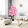 Promotions Dirbtinis vyšnios žiedų medis 15x13x118 cm rožinės spalvos audinio žiedas