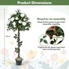 Promotions Dirbtinis žiedų medis, 120 cm, baltas ir žalias