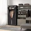 Promotions Drobės spinta, 74x50x172 cm, juoda