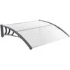 Promotions Lauko durų stogelis, 121.9x101.6x27.9 cm, Pilka