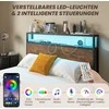 Lova Promotions Dviejų lovų rėmas, 216x144x102 cm, Rudas
