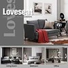 Promotions Dviejų vietų sofa, 141x80x72 cm, Pilka