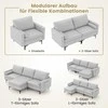 Promotions Dviejų vietų sofa-lova, 172x78x80 cm, šviesiai pilka