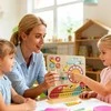 Promotions Edukacinis mokomasis laikrodis, 30,5x30,5x1 cm, įvairiaspalvis, medinis