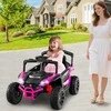 Promotions Elektrinis automobilis, 12V elektrinis UTV sunkvežimis, rožinis