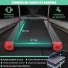 Promotions Elektrinis bėgimo takelis, 113x57,5x94 cm, juodas