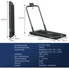 Promotions Elektrinis bėgimo takelis, 124x69x107 cm, mėlynas