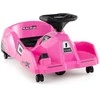 Promotions Elektrinis lenktyninis kartingas, 12V lenktyninė mašina su nuimamu mopso vežimėliu, rožinė, 12V