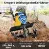 Promotions Elektrinis kultivatorius, 36,5x24x138 cm, Geltonas