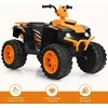 Promotions Elektrinis keturratis vaikams, 104x67x74 cm, oranžinis, su akumuliatoriumi