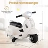 Promotions Elektrinis motociklas, Vespa vaikams licencijuotas, 6V, baltas