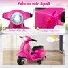 Promotions Elektrinis vaikų motociklas, licencijuota Vespa, 6V, rožinė