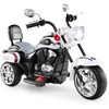 Promotions Elektrinis motociklo motoroleris, 6V 3 Km/h, juoda balta
