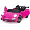 Promotions Elektrinis pedalinis automobilis 133x88x50 cm rožinis, nuotolinio valdymo pultas, metalas