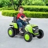 Promotions Elektrinis traktoriaus žaislas, 144x52x53 cm, žalias, su baterija