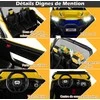 Promotions Elektrinis vaikiškas automobilis, 118x74x71 cm, geltonas, su nuotolinio valdymo pultu