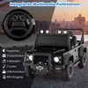 Promotions Elektrinis vaikiškas automobilis, Land Rover Defender, juodas
