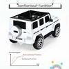 Promotions Elektrinis vaikiškas automobilis, Mercedes-Benz G63, 105.5x62x54.5 cm, Baltas