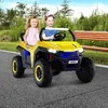 Promotions Elektrinis vaikiškas automobilis, 118x74x71 cm, geltonas, su nuotolinio valdymo pultu